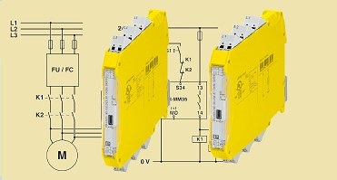 Реле безопасности PSR-MM35 для контроля двигателей без датчиков от Phoenix Contact