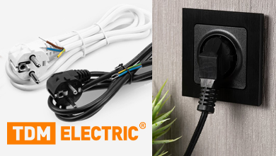 TDM ELECTRIC расширяет линейку сетевых шнуров с вилкой и локализует производство в Рыбинске